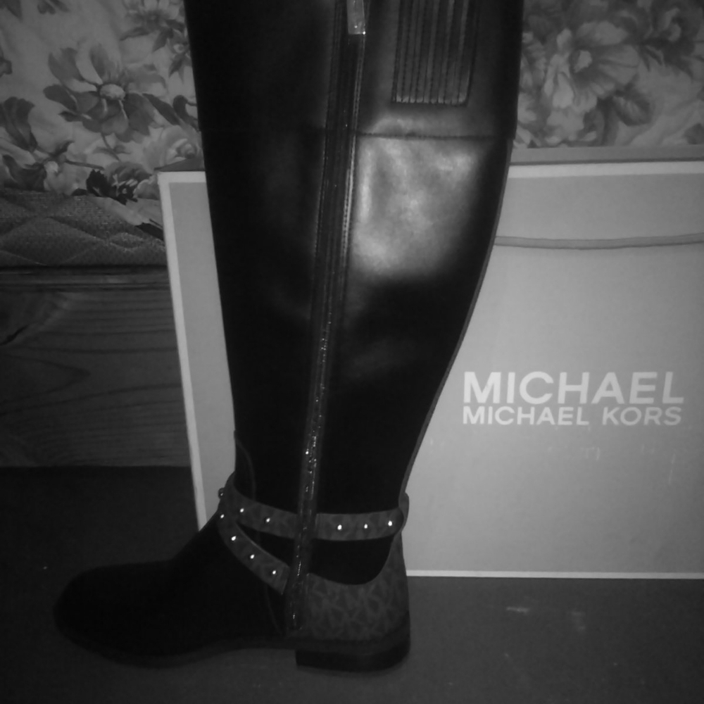 Michael kors Kincaid boots 6.5 black / brown - Picture 3 of 3